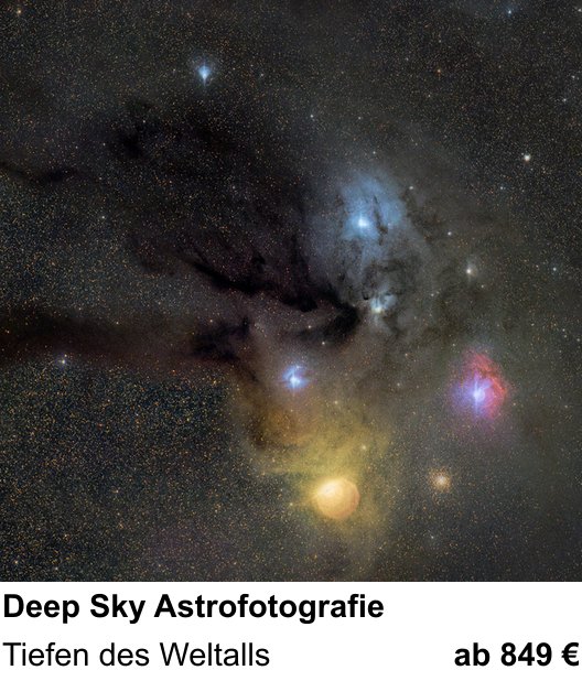 Praxisnaher Fotokurs zu Deep Sky Astrofotografie: Tiefen des Weltalls