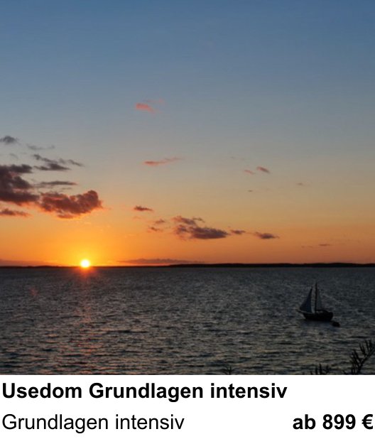 Praxisnaher Fotokurs zu Usedom Grundlagen intensiv: Grundlagen intensiv