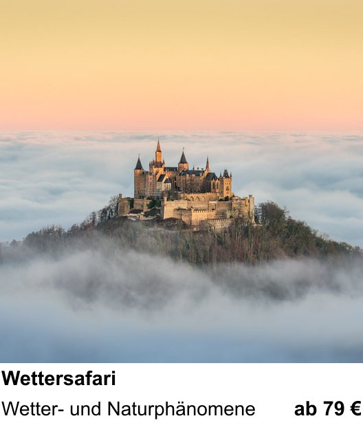 Praxisnaher Fotokurs zu Wettersafari: Wetter- und Naturphänomene